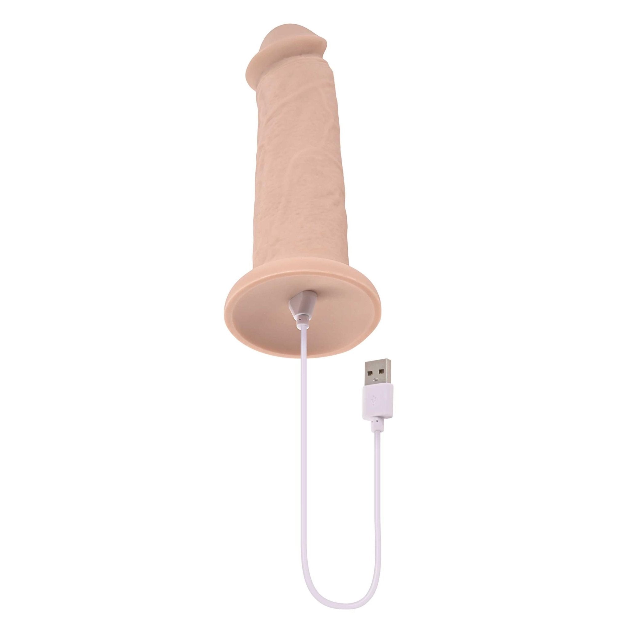 7 Inch Girthy Vibrating Dong -