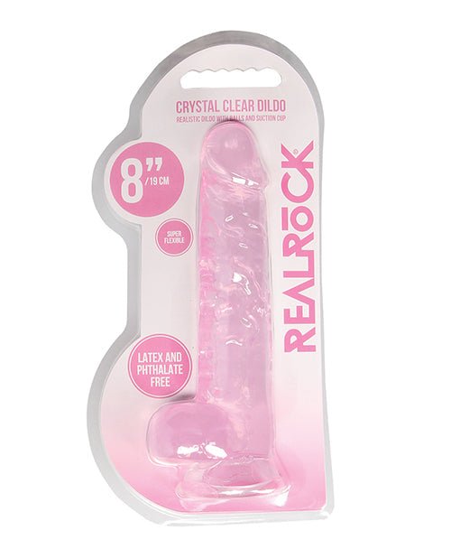 8 Inch Realistic Dildo With Balls