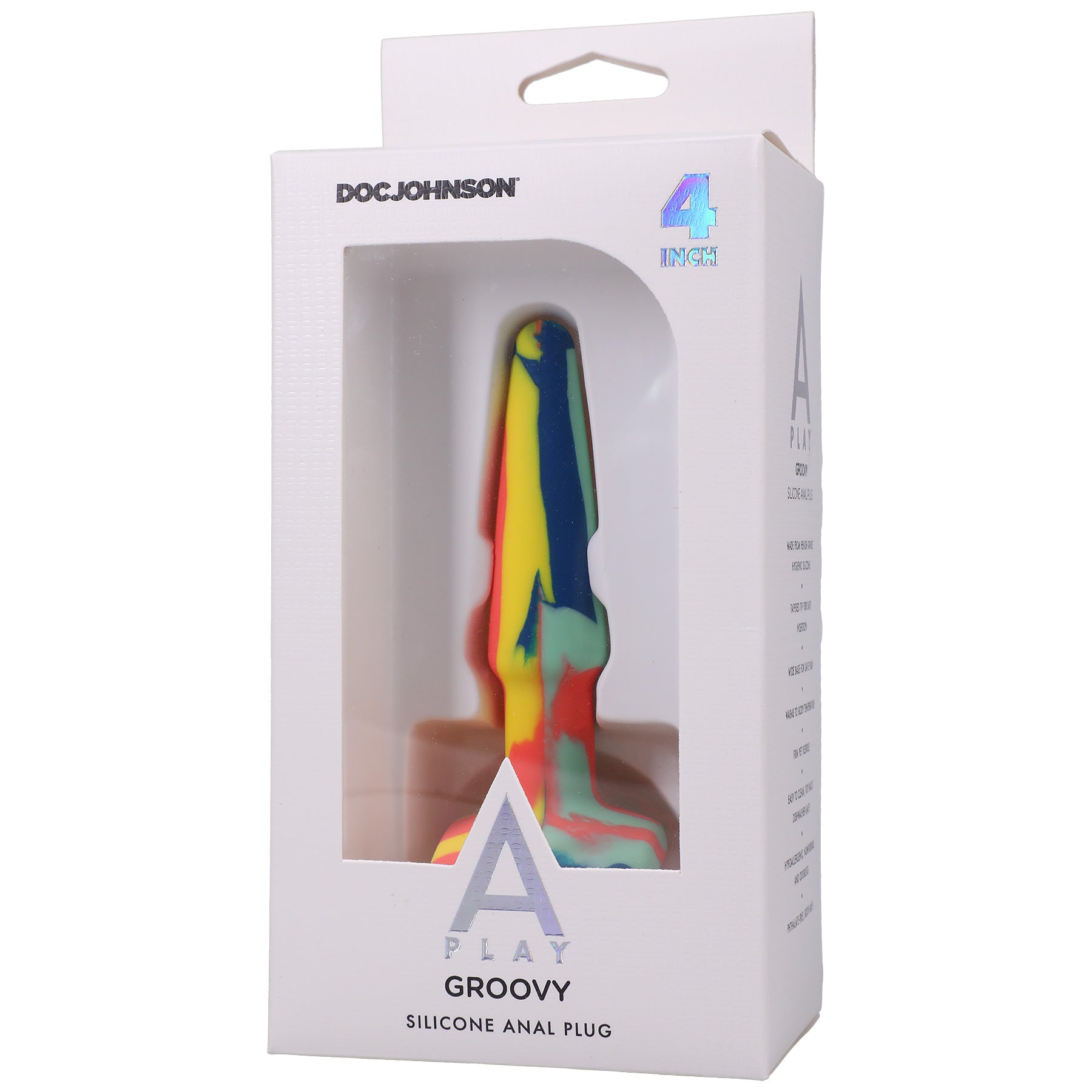 A Play 4" Groovy Silicone Anal Plug