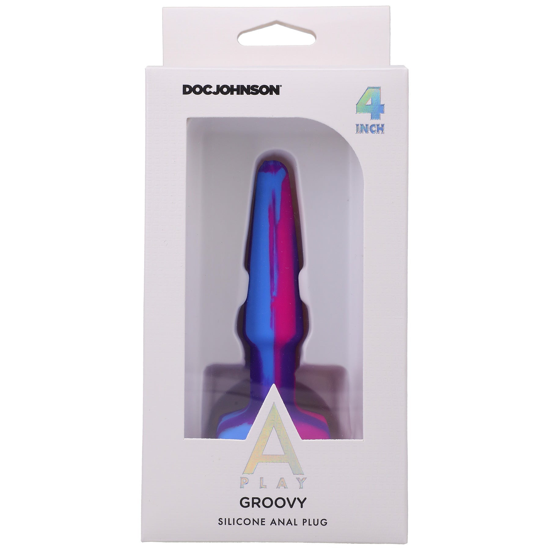 A Play 4" Groovy Silicone Anal Plug