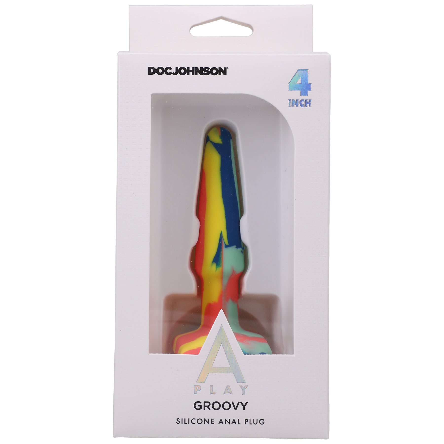 A Play 4" Groovy Silicone Anal Plug