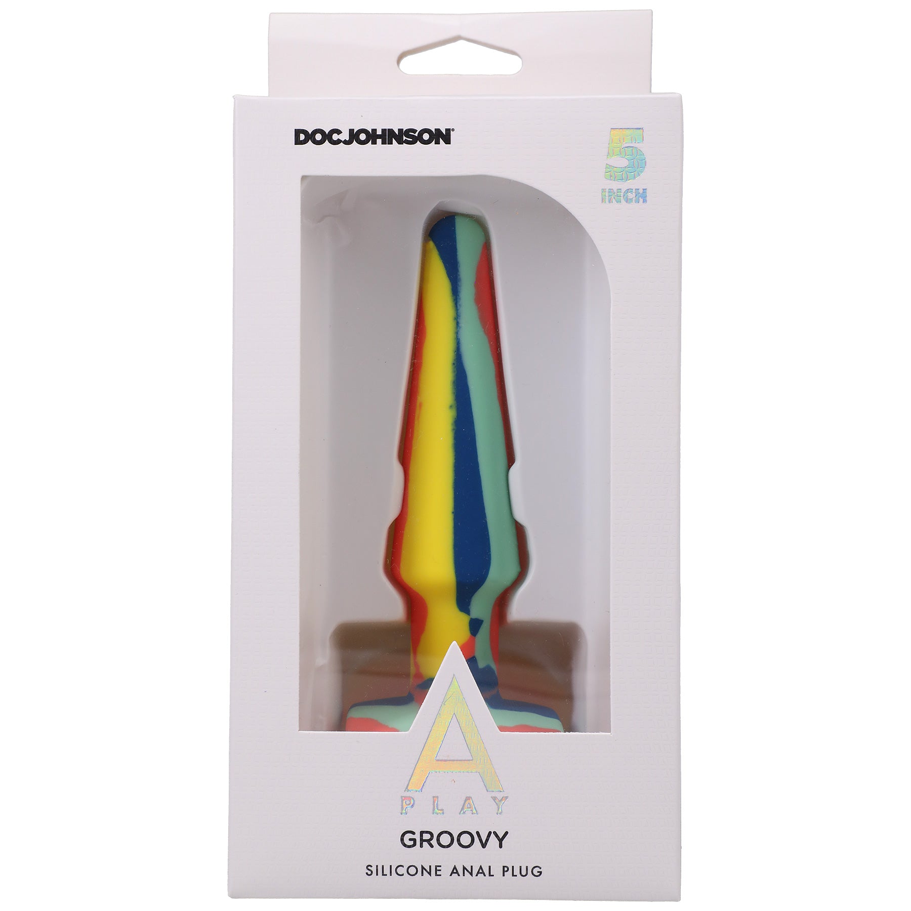 A Play 5" Groovy Silicone Anal Plug