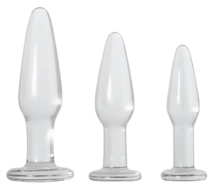 Adam & Eve Glass Anal Training Trio