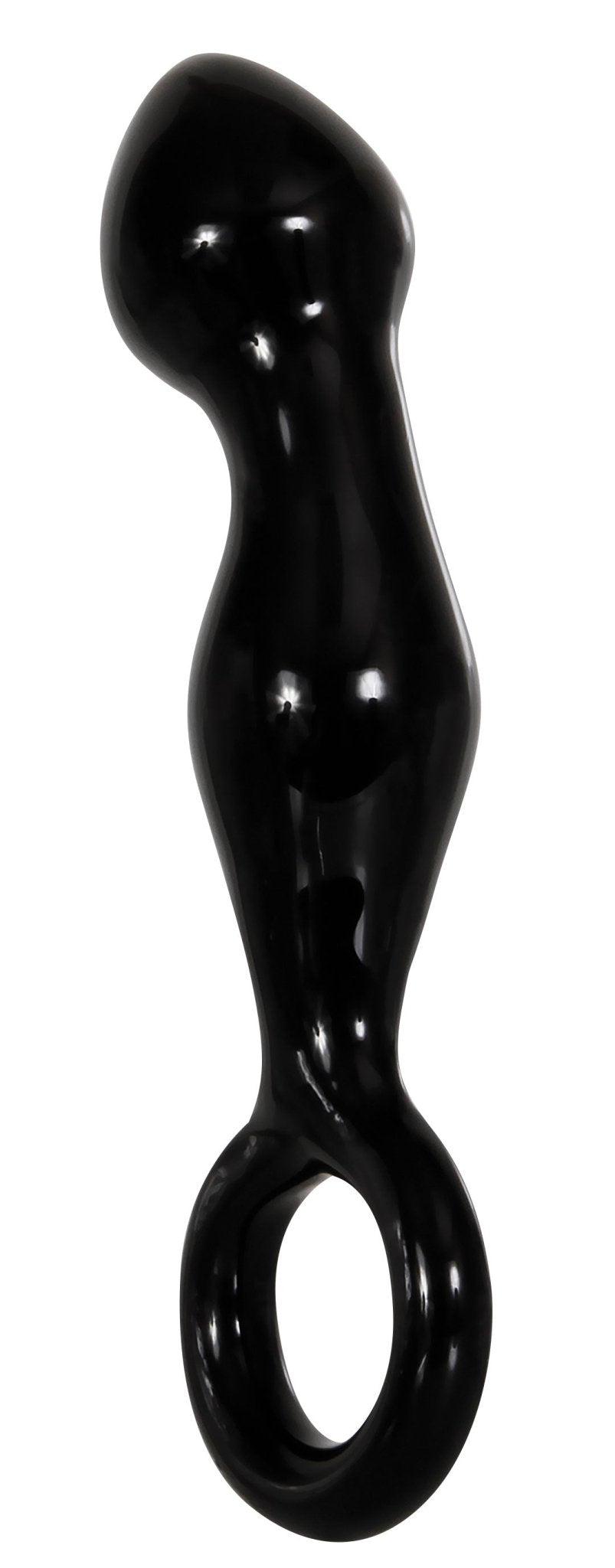 Adam's Glass Prostate Massager - Black