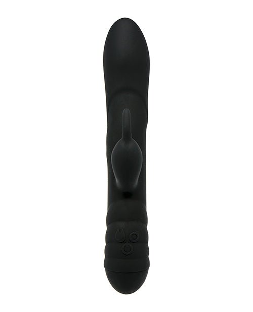 Adrien Lastic Twister Clitoral Sucker & Vibrating Rabbit Vibrator - Black