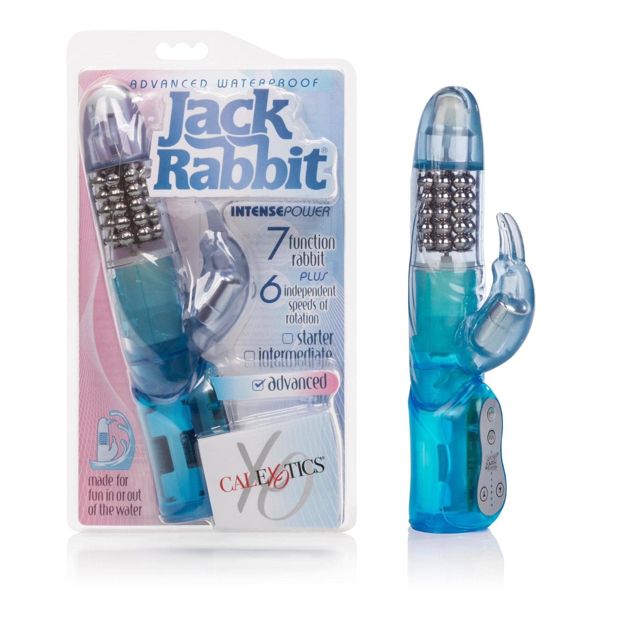 Advanced Waterproof Jack Rabbit Vibrator 5 Rows of Beads