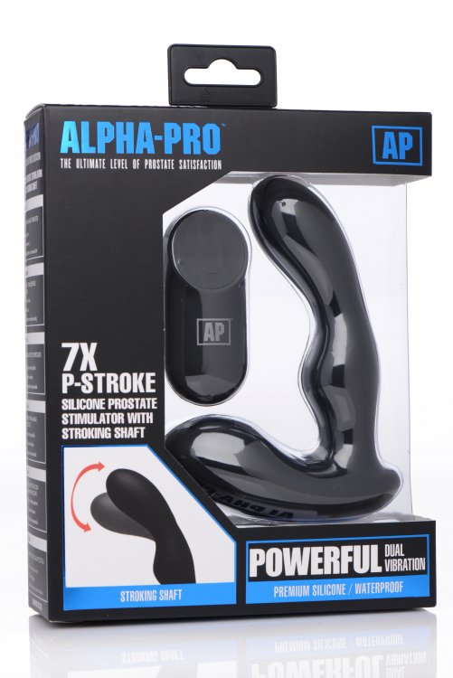 Alpha-pro 7x P-stroke Silicone Prostate Stimulator