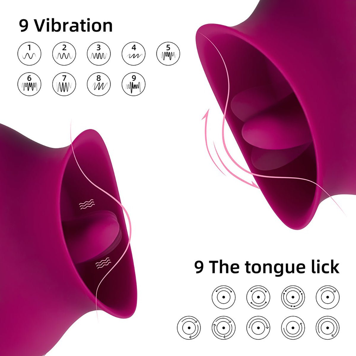 Alvina Clit Licking Vibrator - Uc Global