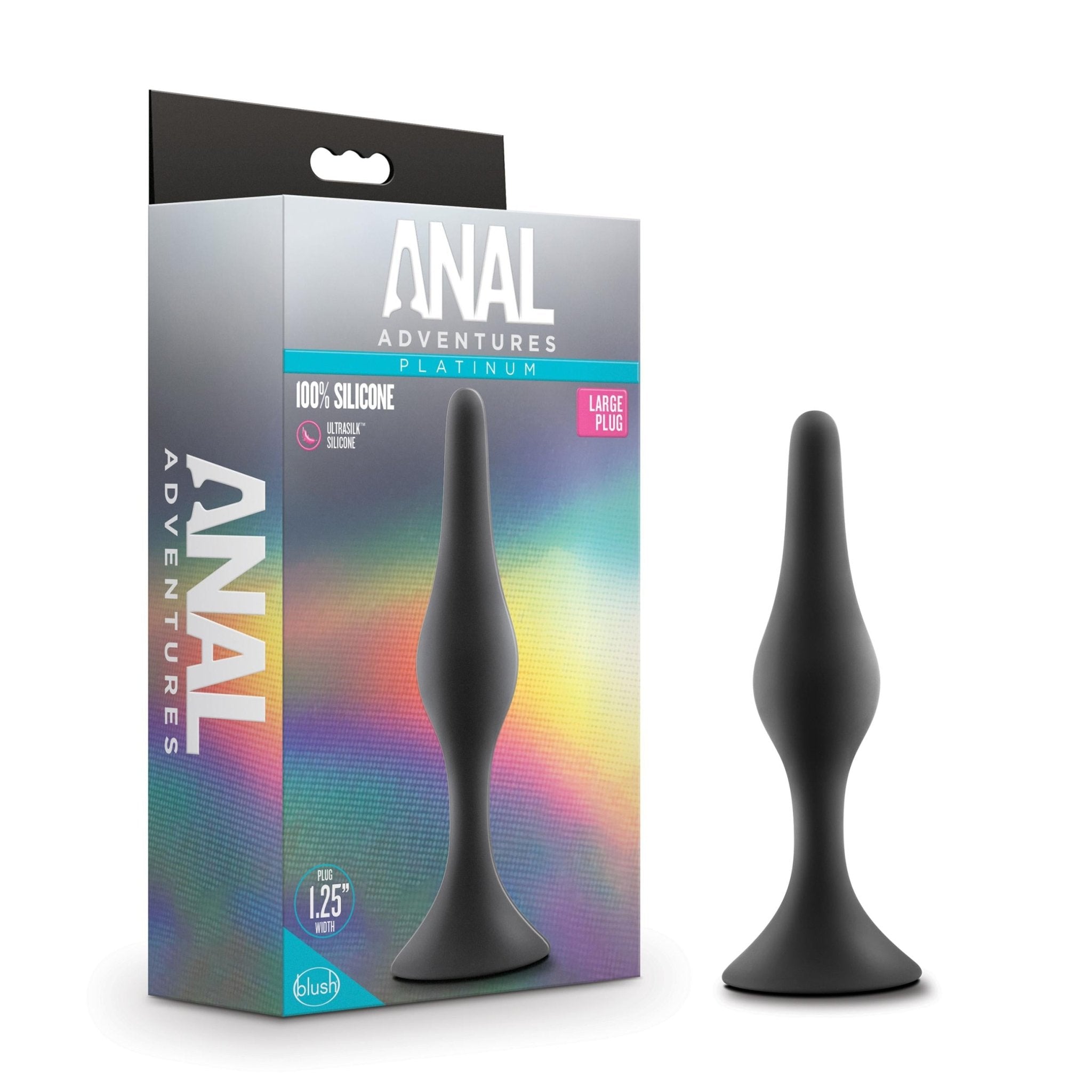 Anal Adventures Beginner Anal Plug Black