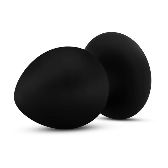 Anal Adventures Platinum Silicone Anal Stout Plug Black