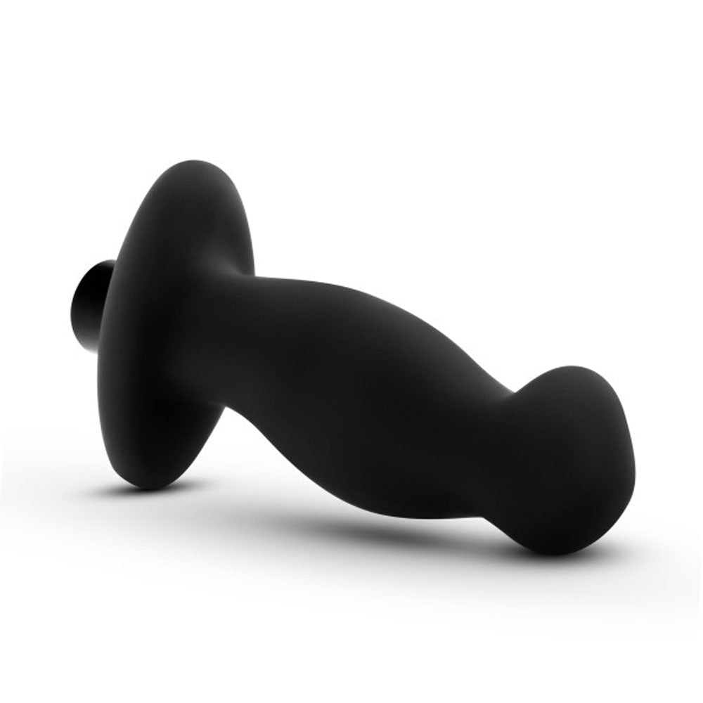 Anal Adventures Platinum Silicone Vibrating Prostate Massager 02 Black