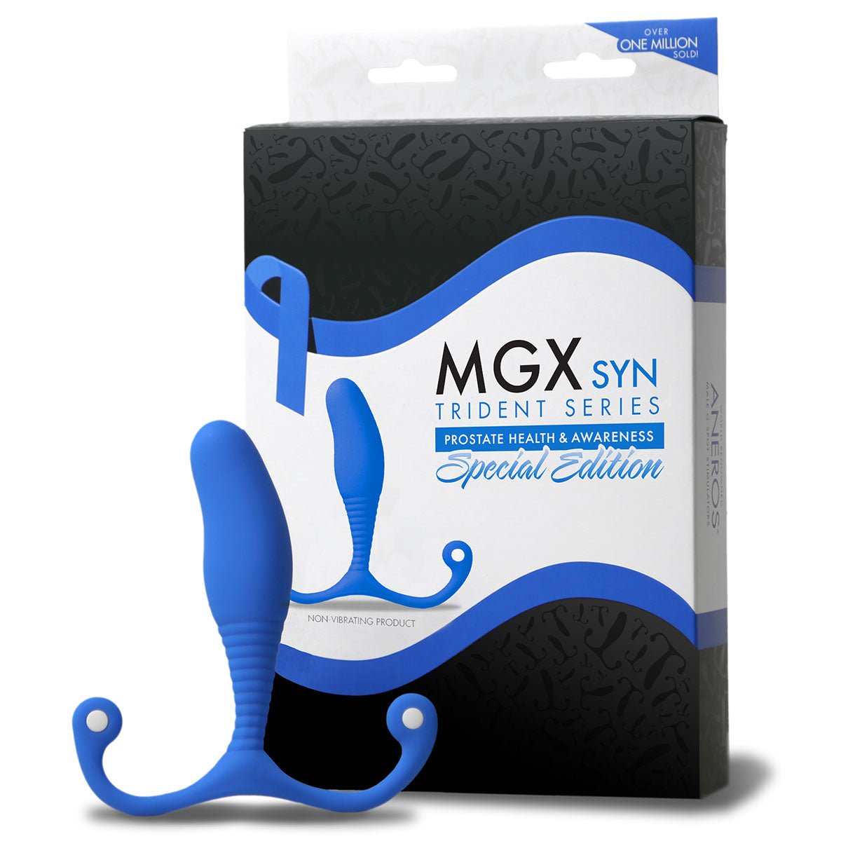 Aneros Mgx Syn Trident Series Special Edition Prostate Stimulator - Blue