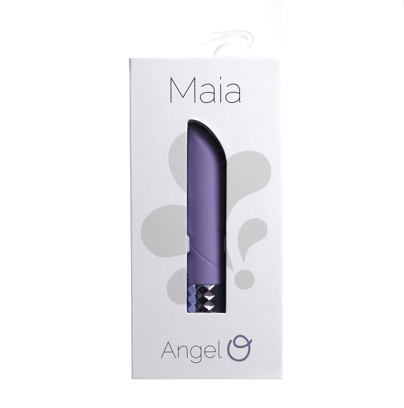 Angel Crystal Gems 25-Function Bullet Vibrator - Purple