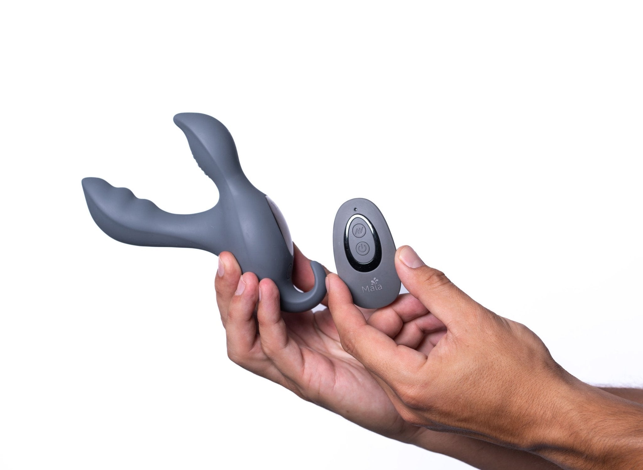 Apollo 15-Function Remote Control Prostate Massager - Grey