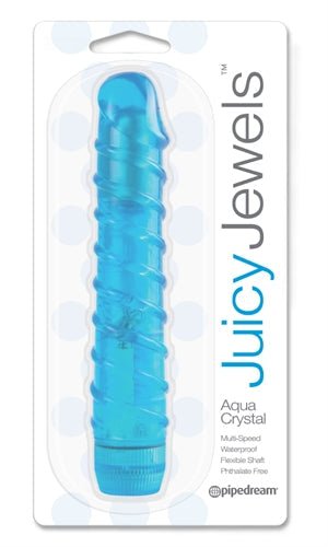 Aqua Crystal Juicy Jewels - Mini Vibrator (Pipedream)